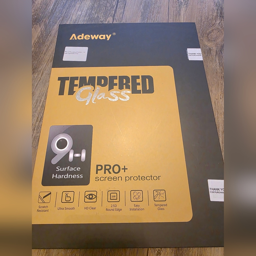 Adeway Tempered Glass 13.5" Surface Laptop 9h 6/5/4/3/2/1 HDX Tempered Glass